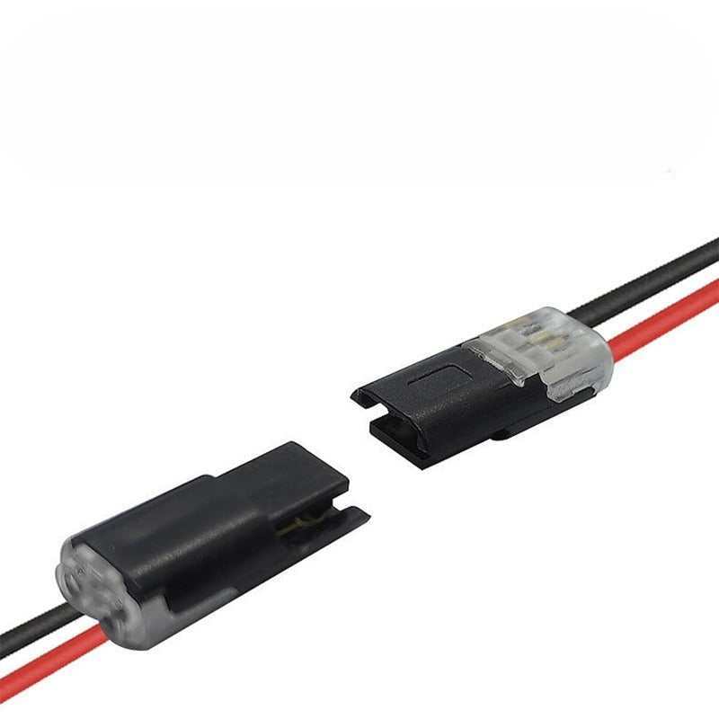 20 vnt. 2 kontaktų svirtinės jungtys laidams