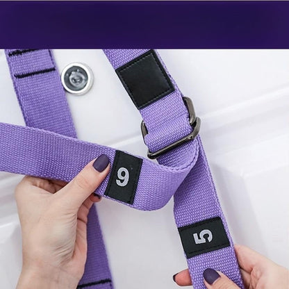 Reguliuojamas joga ir pilates tempimo diržas