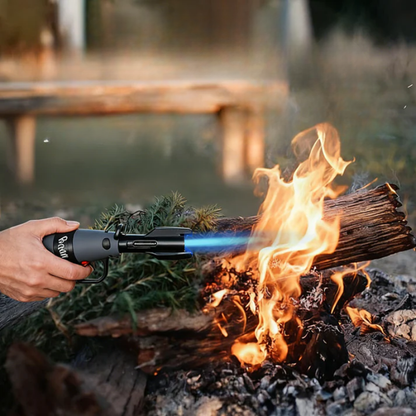 Raketos Dizaino Mėlynos Liepsnos Žiebtuvėlis