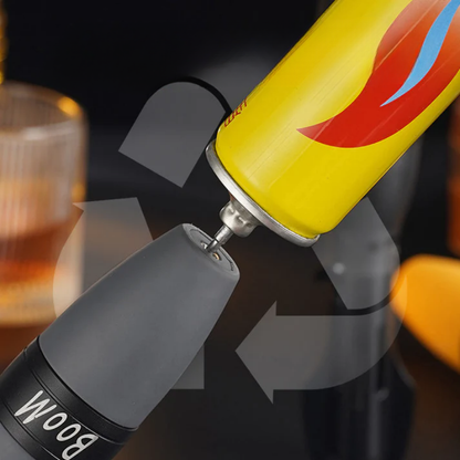 Raketos Dizaino Mėlynos Liepsnos Žiebtuvėlis