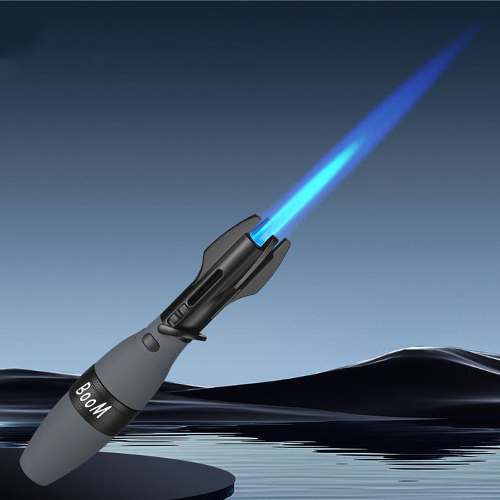 Raketos Dizaino Mėlynos Liepsnos Žiebtuvėlis