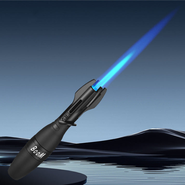 Raketos Dizaino Mėlynos Liepsnos Žiebtuvėlis